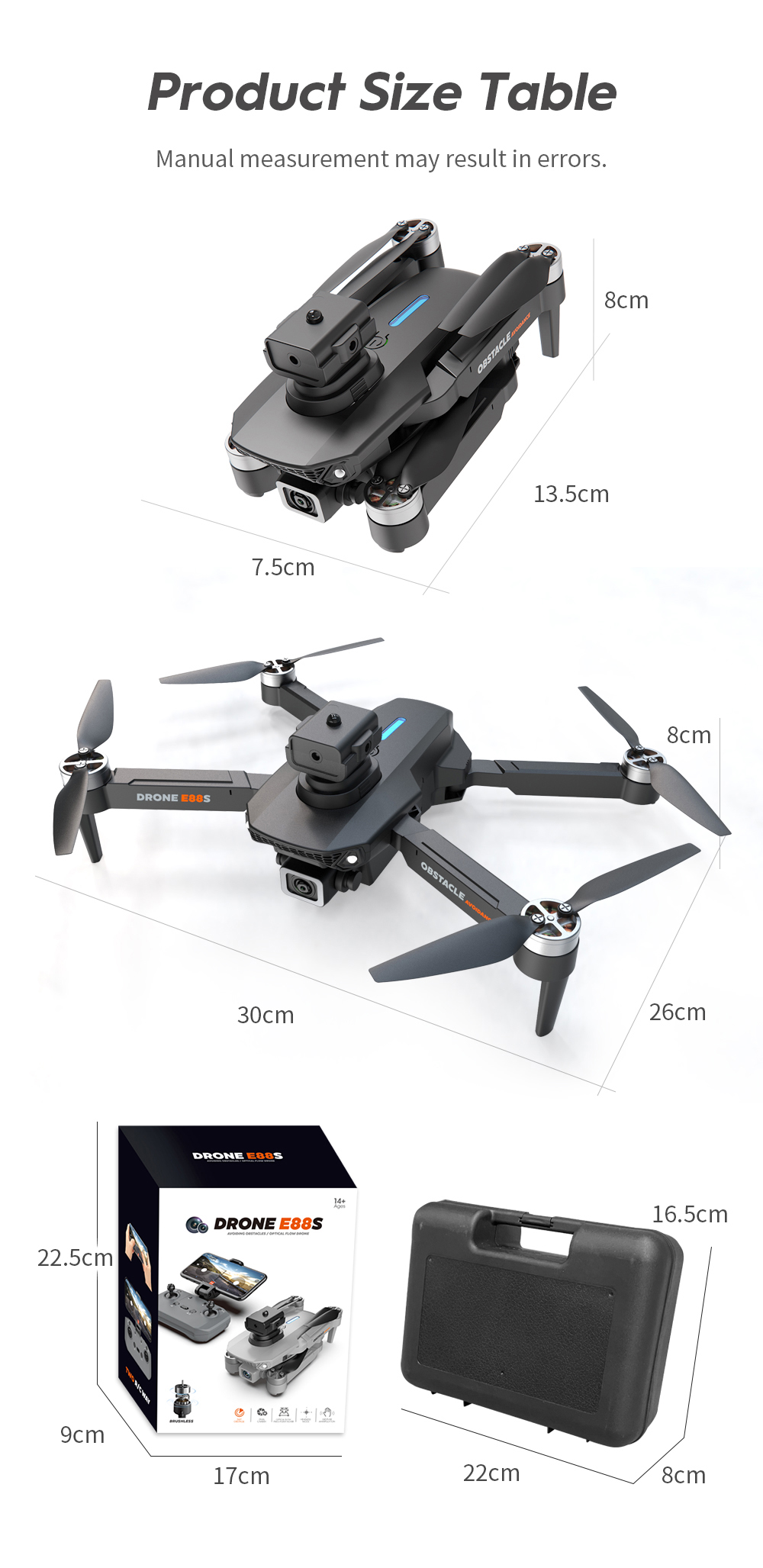 XKJ-E88S-Mini-WiFi-FPV-mit-HD-Doppelkamera-360deg-Hindernisvermeidung-Optisches-Flusspositionierung--2003093-16